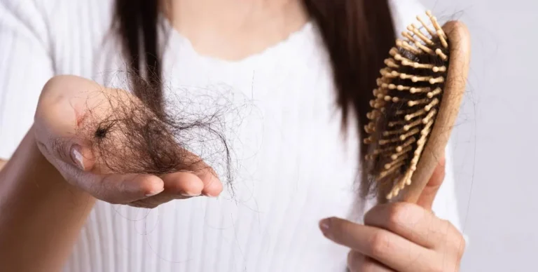 hair loss shower