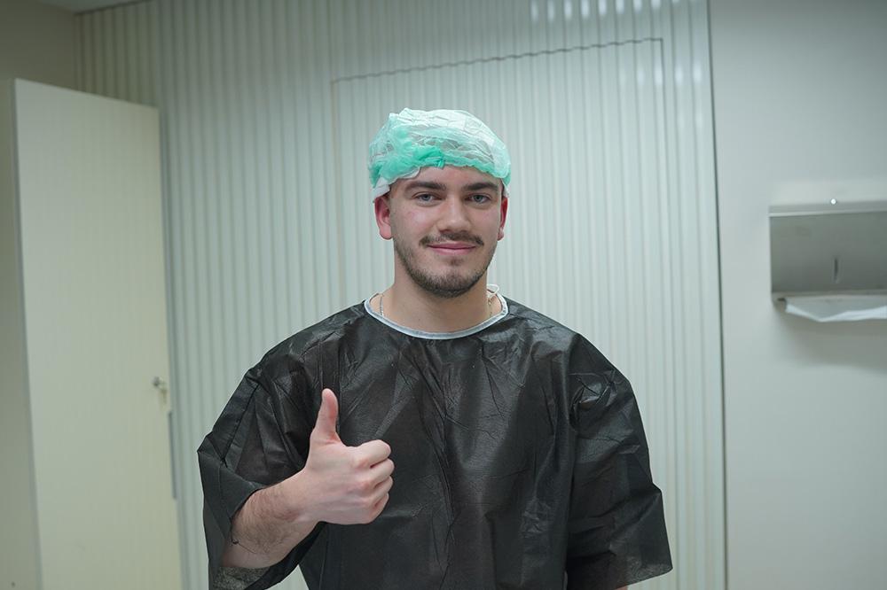 Langhaartransplantation Türkei Patient