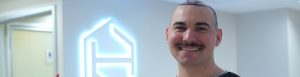hair transplant recovery patient