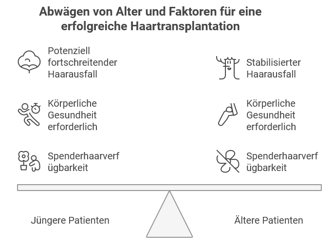 Ab welchem Alter Haartransplantation – Eine Frage des Timings 2 Wichtige Faktoren bezüglich des Alters bei einer Haartransplantation