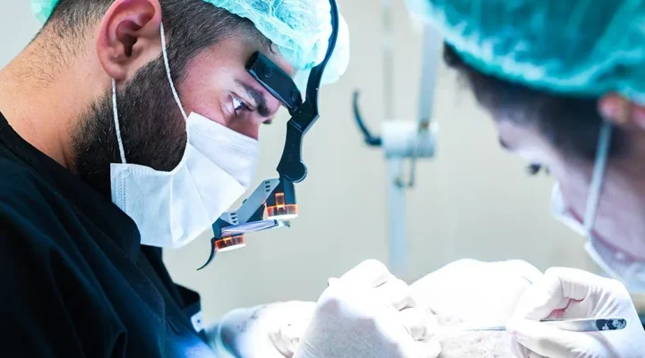 DHI Saç Ekimi 8 dhi sac ekimi uygulama sirsinda doktor