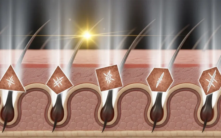hair transplant scabs damaged