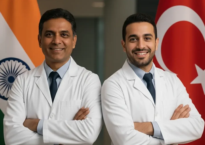 Comparison of hair transplant clinics and surgeons in India and Turkey highlighting experience, cost, and quality differences