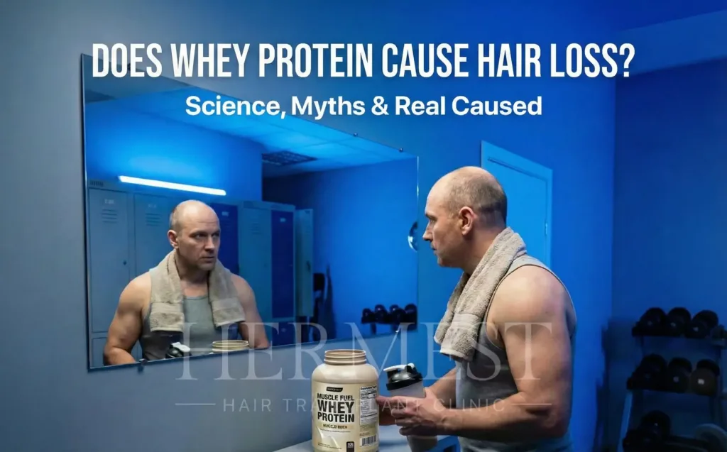 An expert clinical perspective on the popular fitness question: Does Whey Protein Cause Hair Loss?