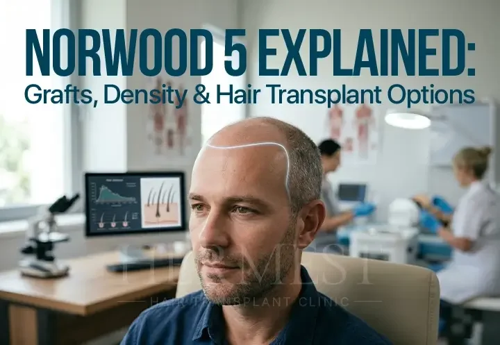 Norwood 5 Explained: Grafts, Density & Hair Transplant Options 5 Norwood 5 Explained