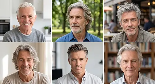 wash and wear haircuts for over 60