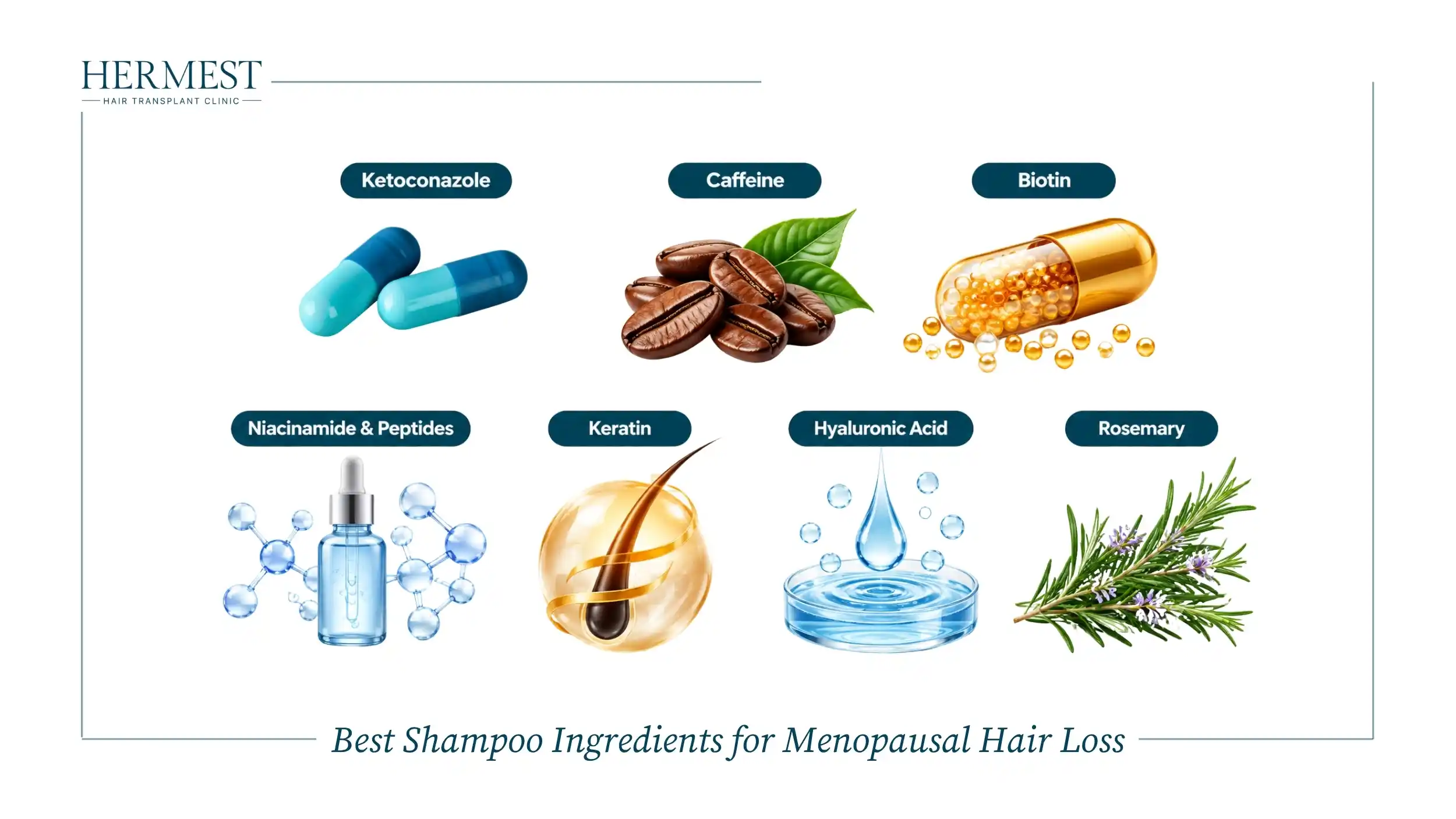 Best Shampoo Ingredients for Menopausal Hair Loss