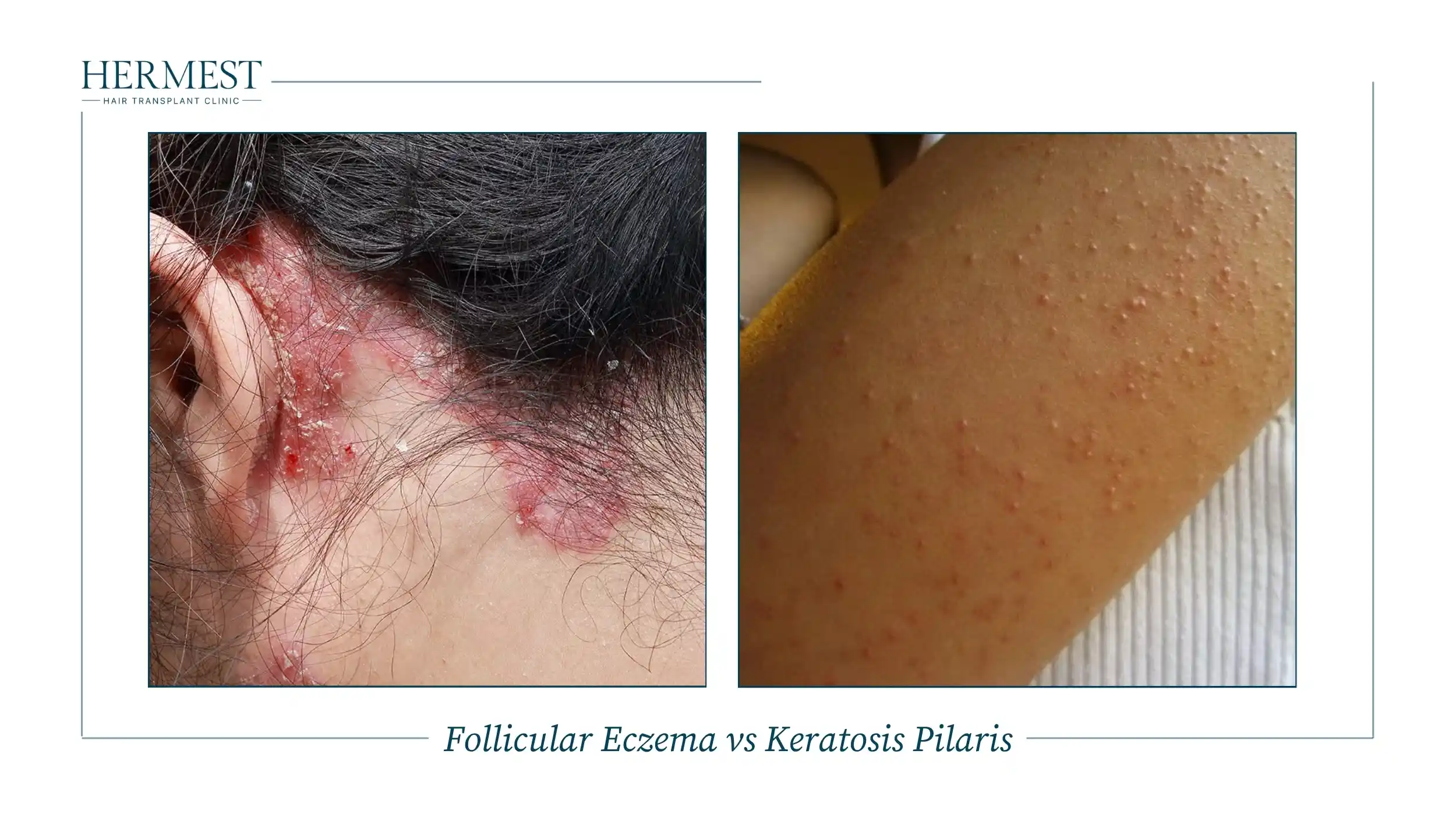Follicular Eczema vs Keratosis Pilaris