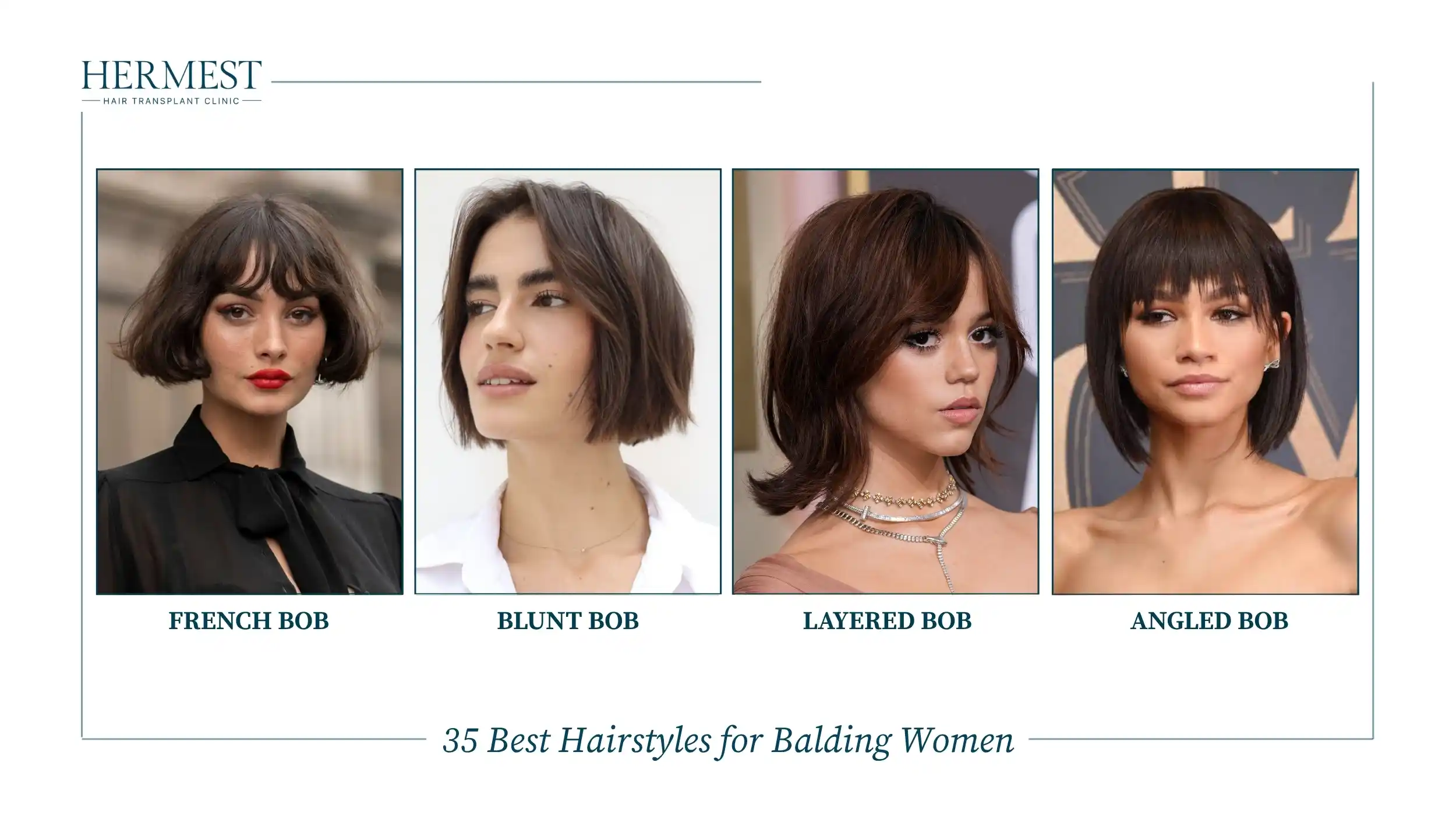 French Bob, Blunt Bob, Layered Bob, Angled Bob