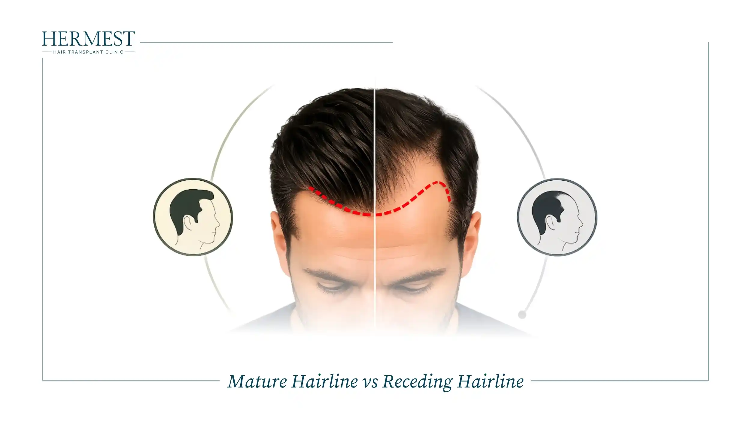 Mature Hairline vs Receding Hairline