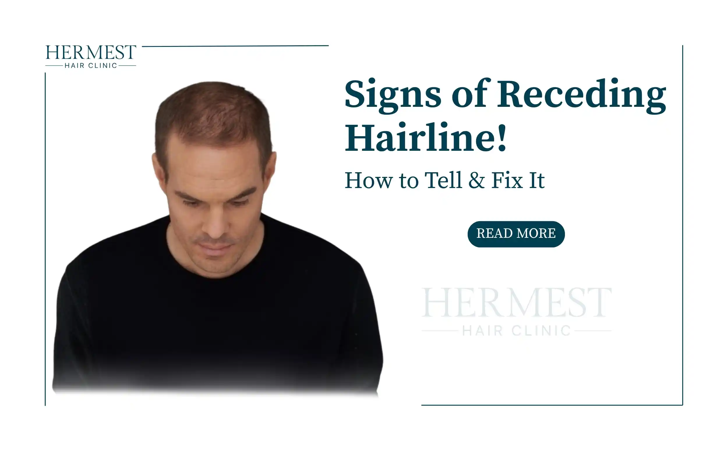 Signs of Receding Hairline