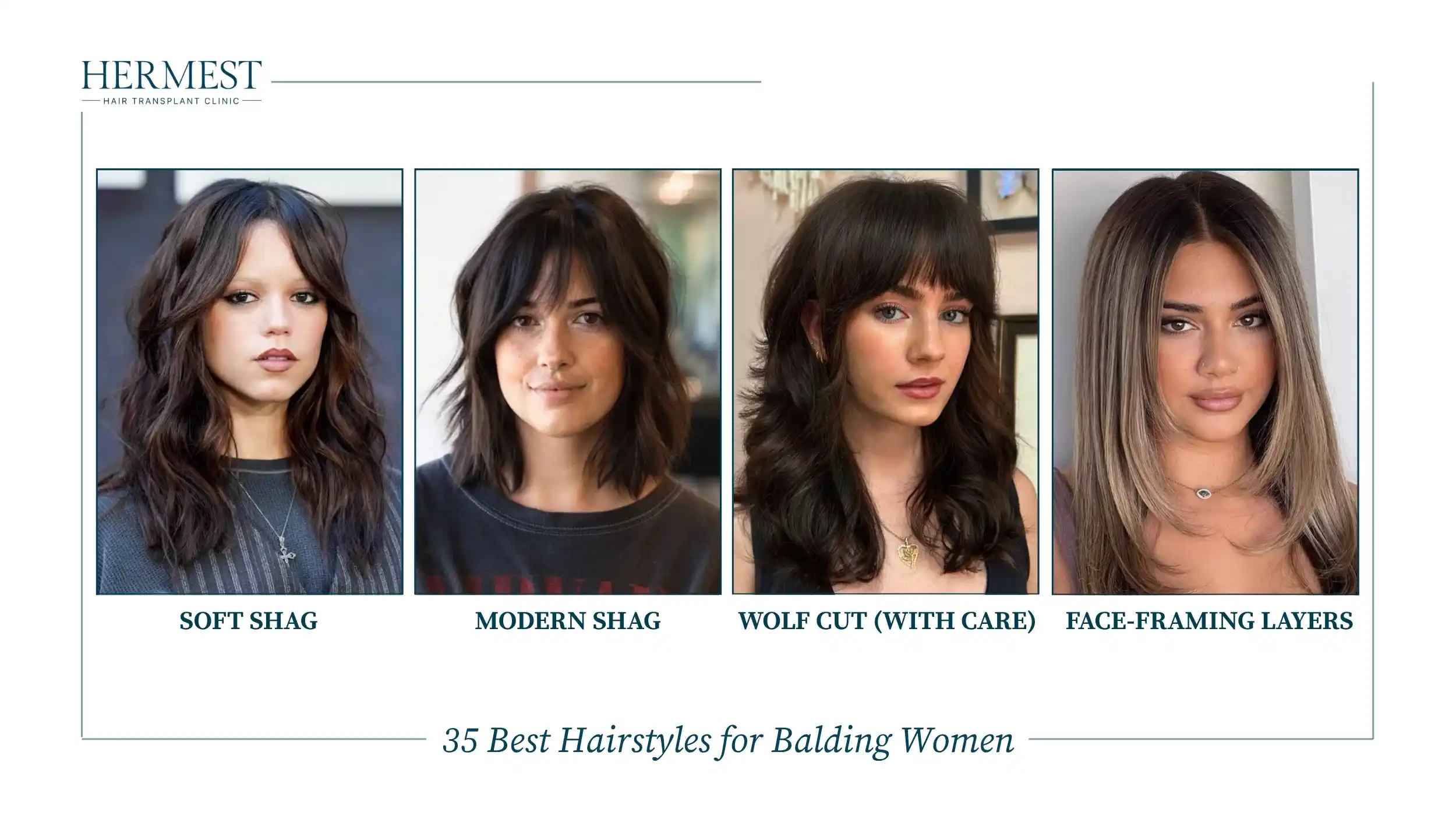 Soft Shag, Modern Shag, Wolf Cut (With Care), Face-Framing Layers
