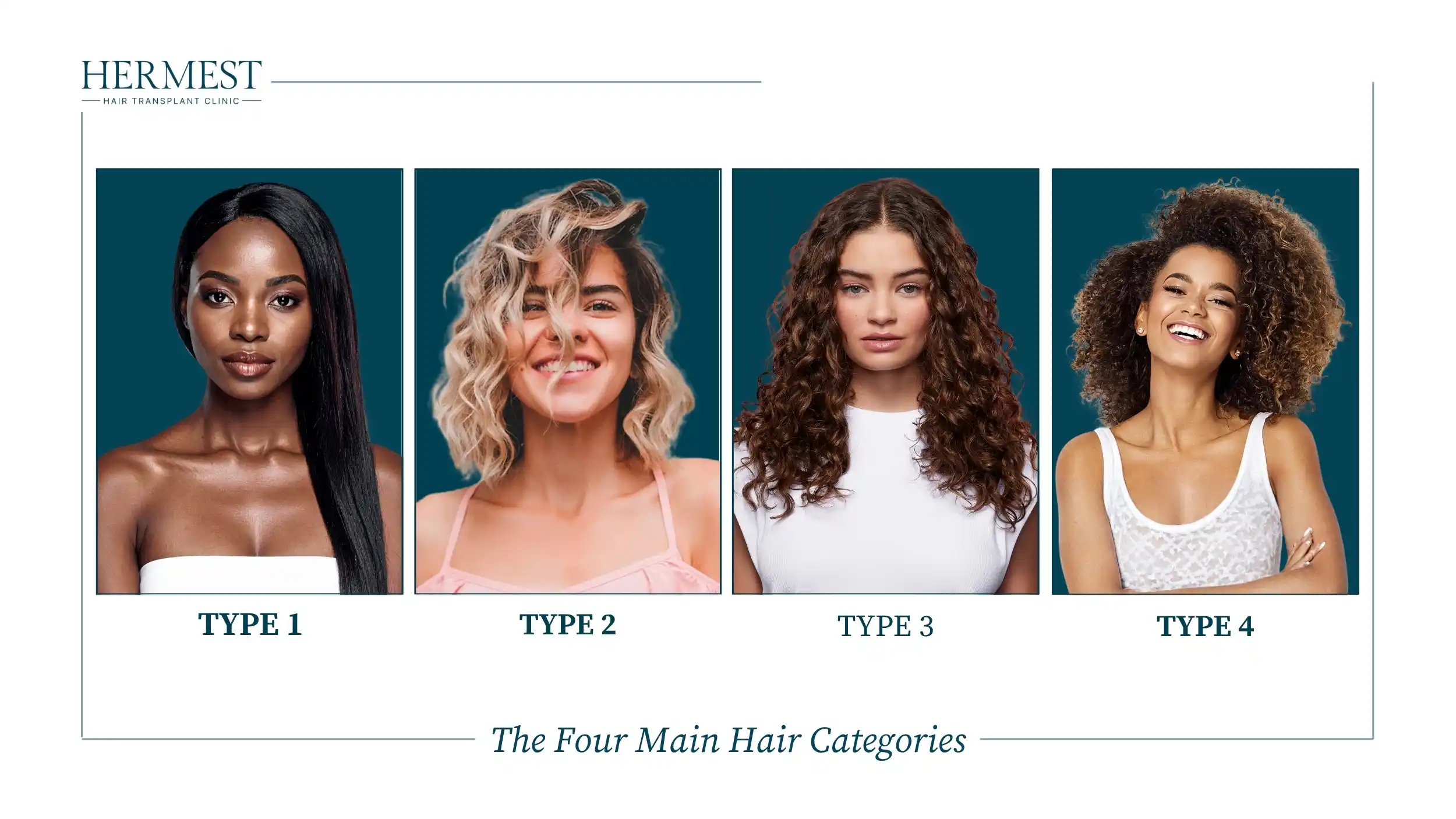 The Four Main Hair Categories