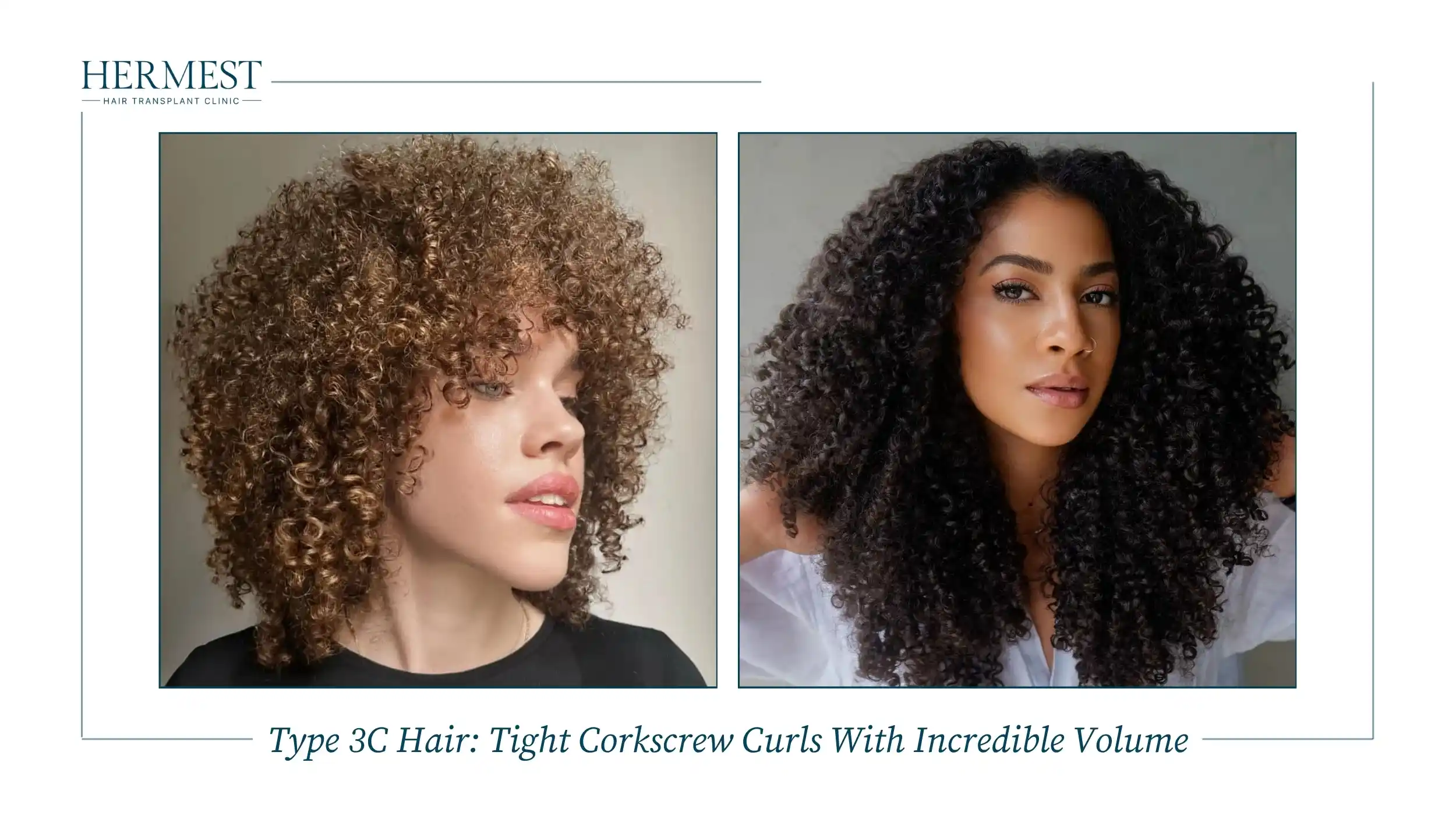 Type 3C Hair Tight Corkscrew Curls With Incredible Volume