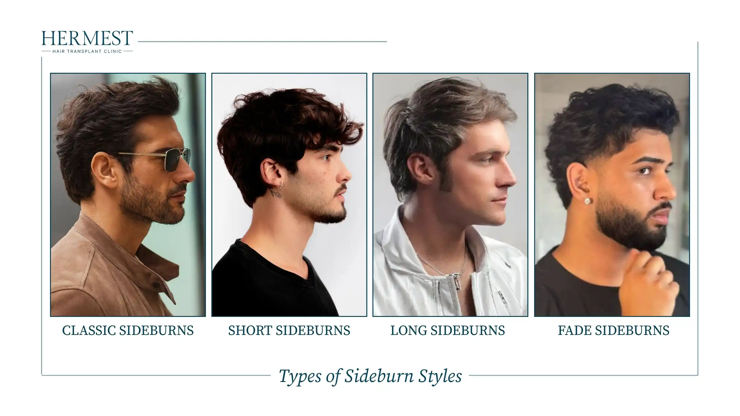 Types of Sideburn Styles