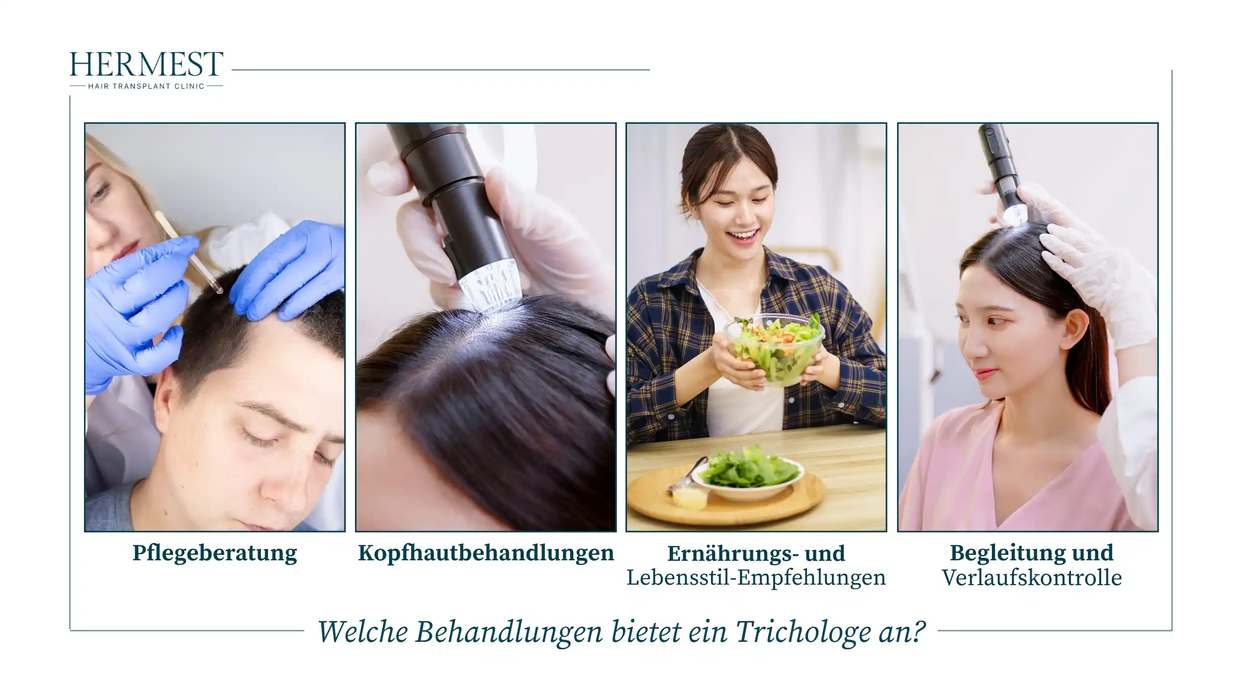 Welche Behandlungen bietet ein Trichologe an