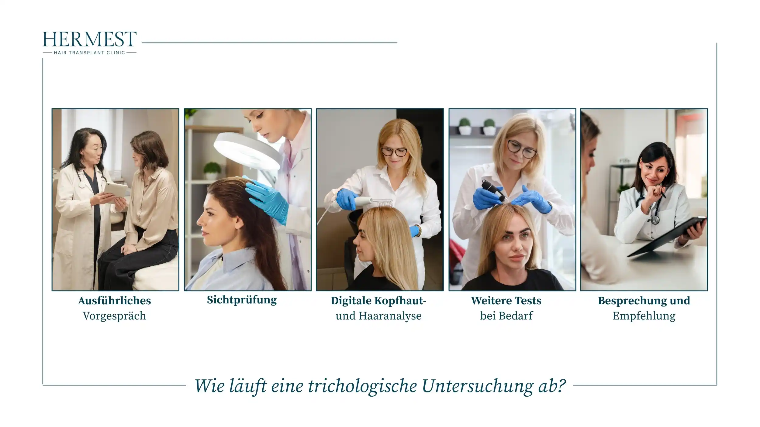 Wie läuft eine trichologische Untersuchung ab
