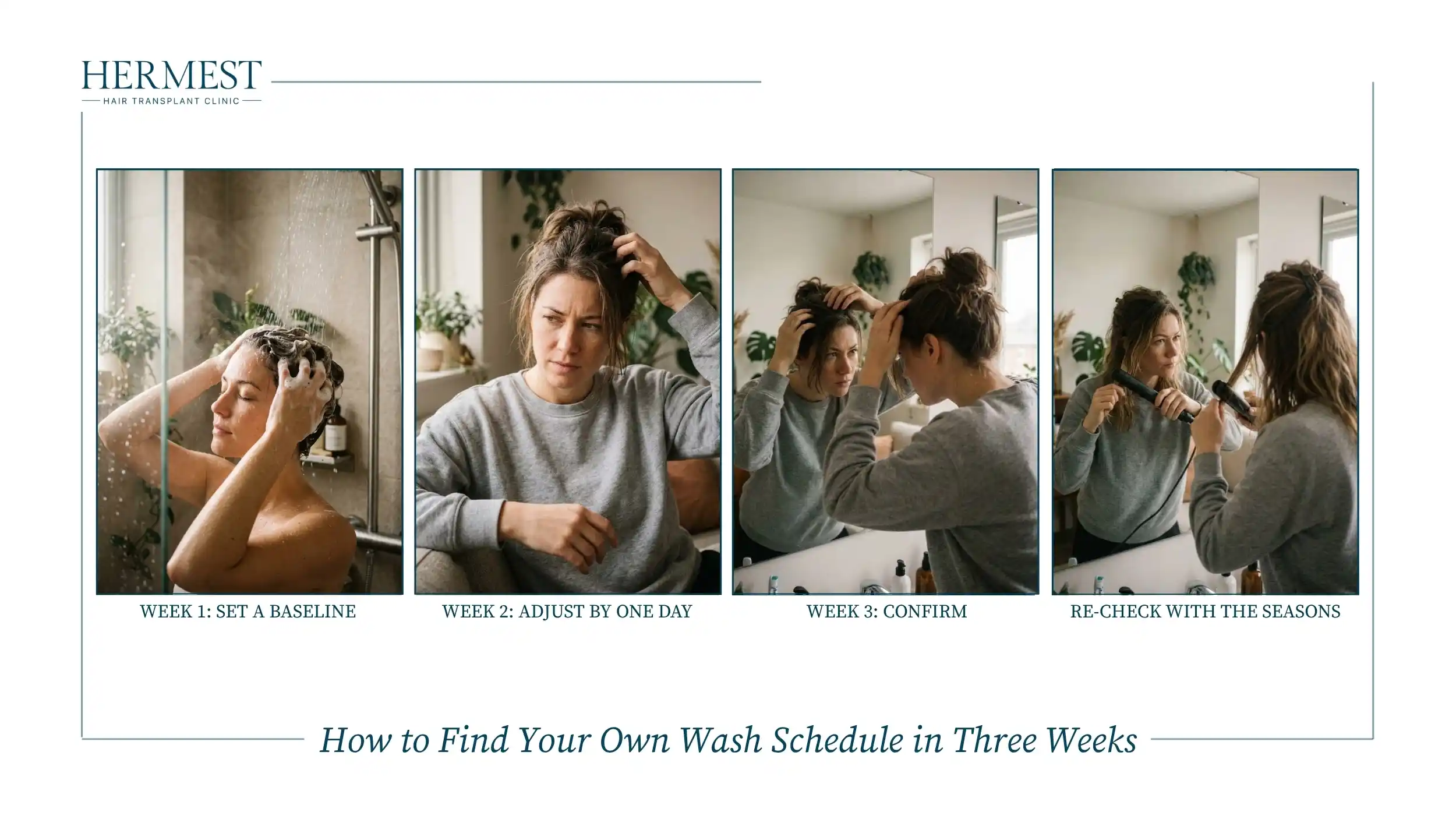 How to Find Your Own Wash Schedule in Three Weeks
