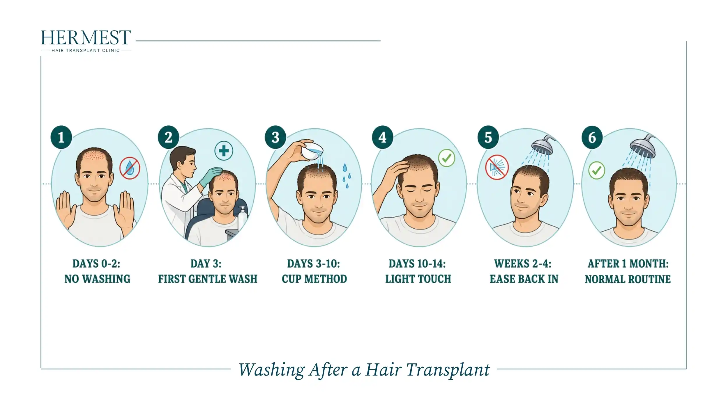 Washing After a Hair Transplant