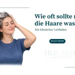 Wie oft sollte man die Haare waschen? Ein klinischer Leitfaden: Frau massiert Shampoo in ihre Kopfhaut ein